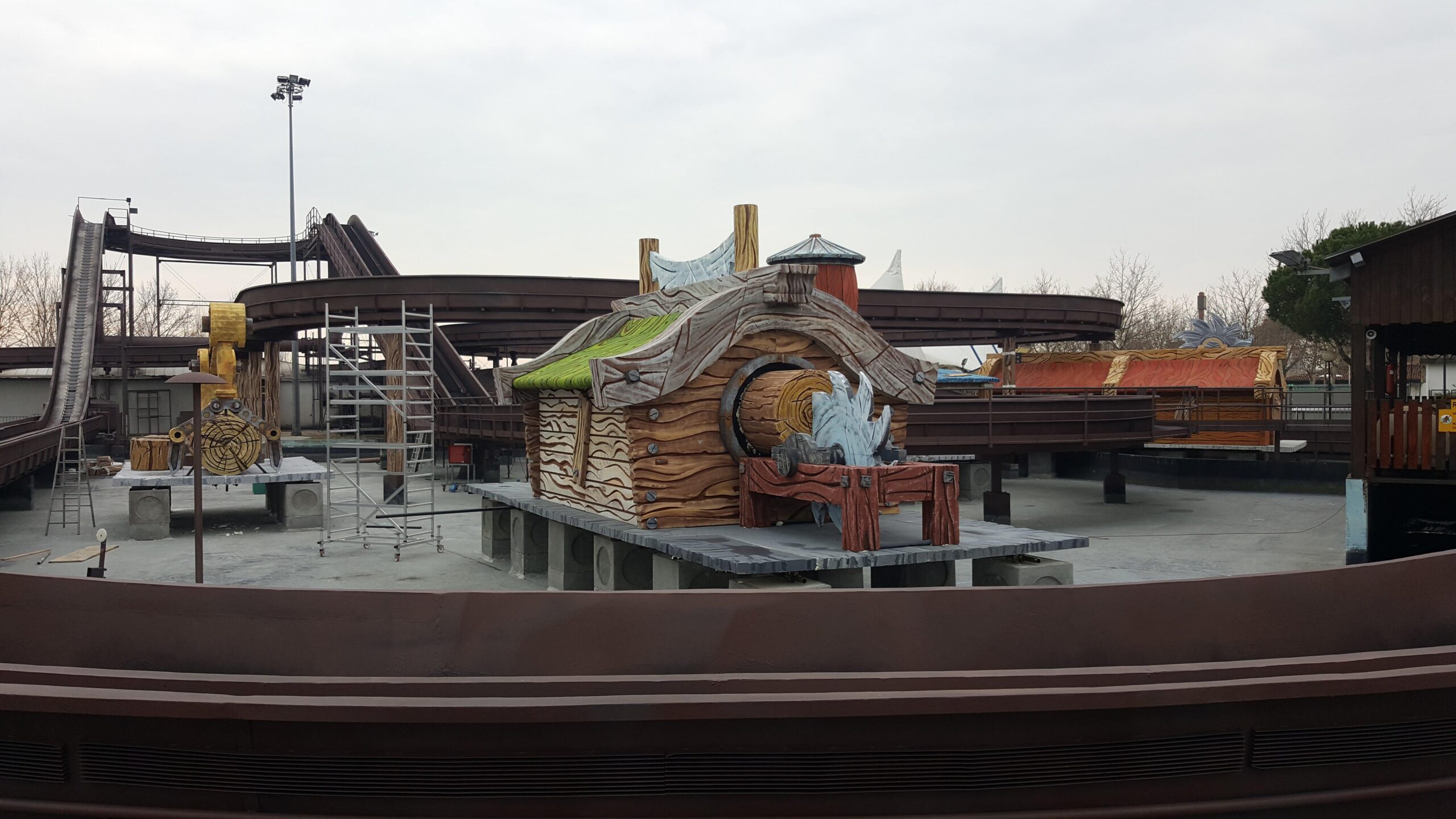 Progetto ” La vecchia segheria ” – parco tematico ” Italia in Miniatura” – Costa Edutainment S.p.a